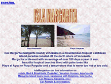 Tablet Screenshot of islamargarita.com